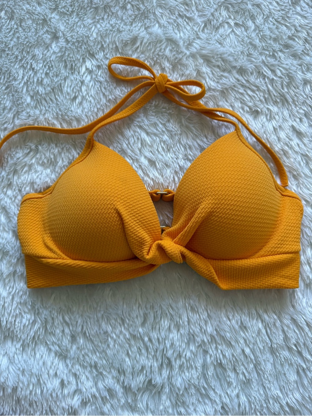 Shade & Shore Yellow Bikini Top